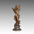Estatua Clásica Escultura de bronce de la muchacha de hadas, Milo TPE-582